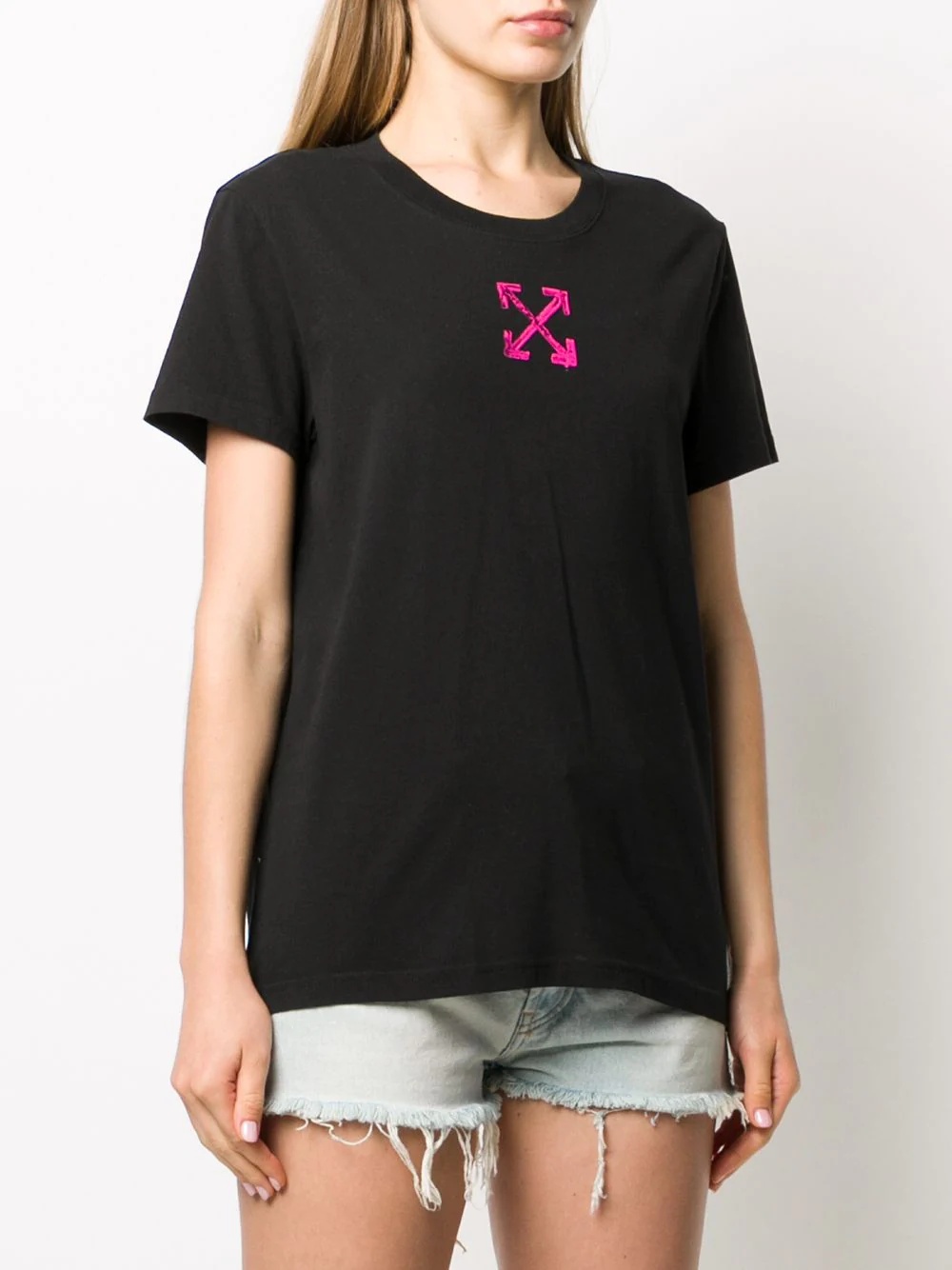 paint-effect arrows T-shirt - 3