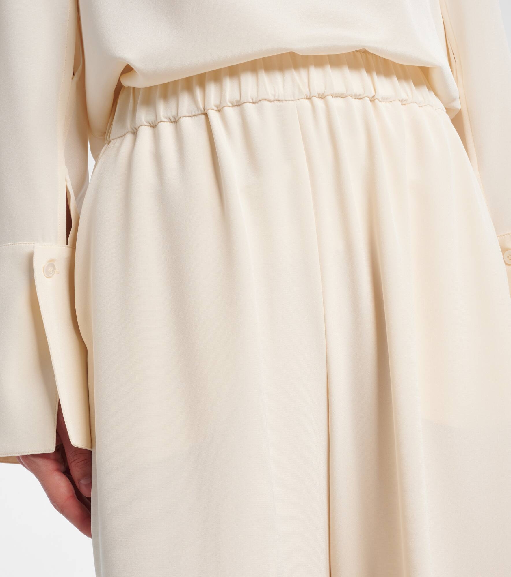 Bonn silk-blend wide-leg pants - 4