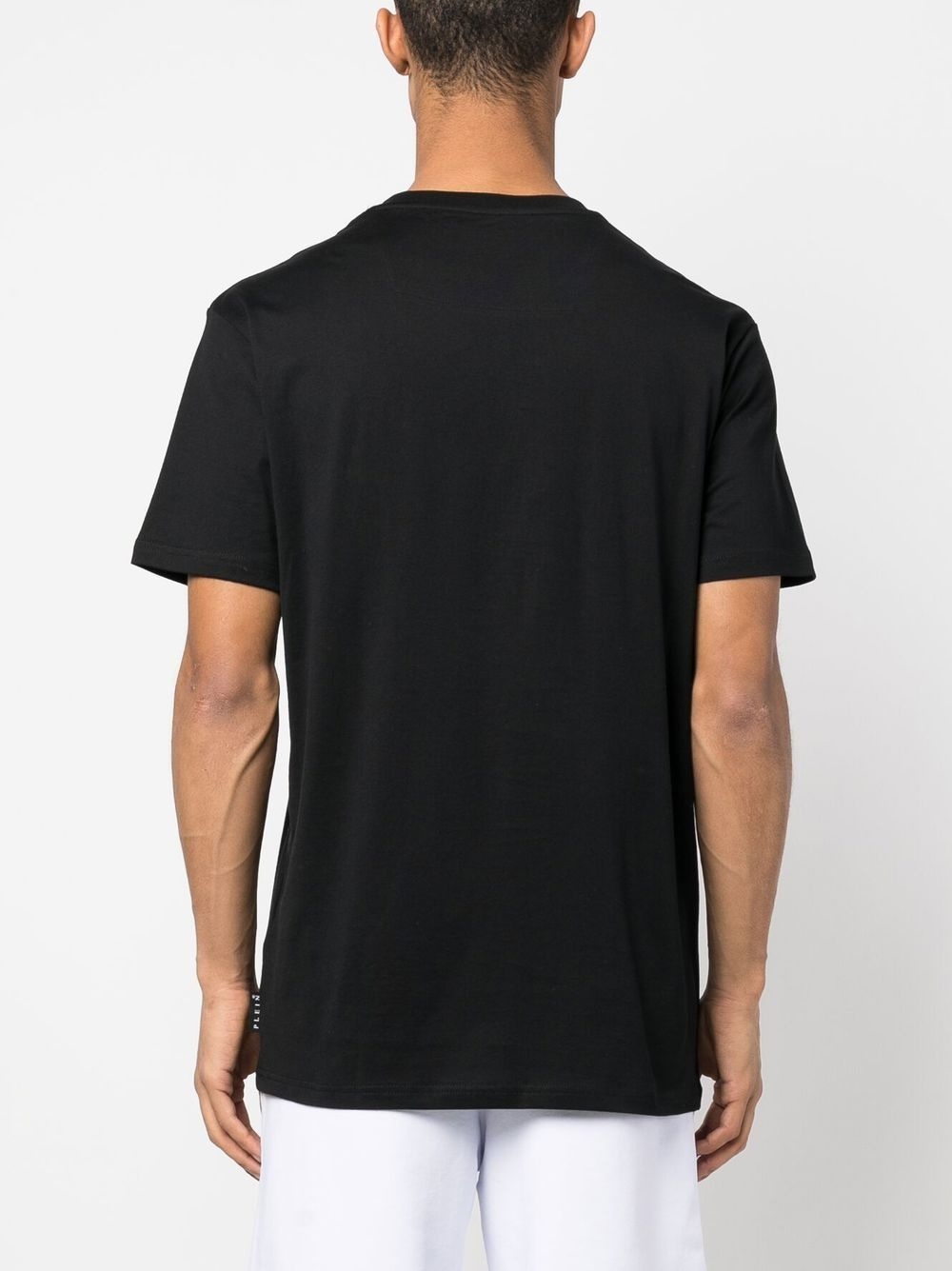 logo-plaque cotton T-shirt - 4