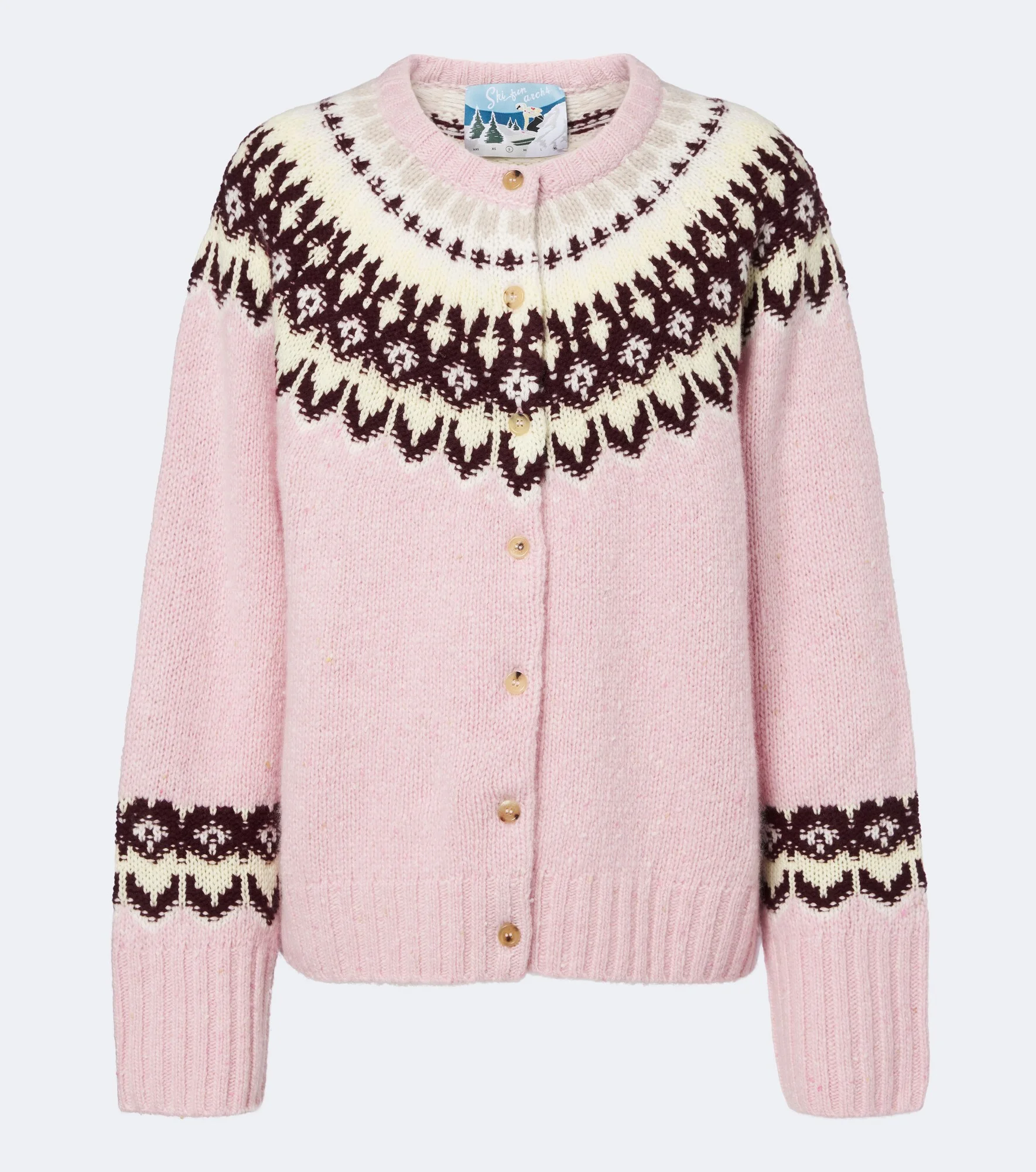Loze Fair Isle cashmere cardigan - 1