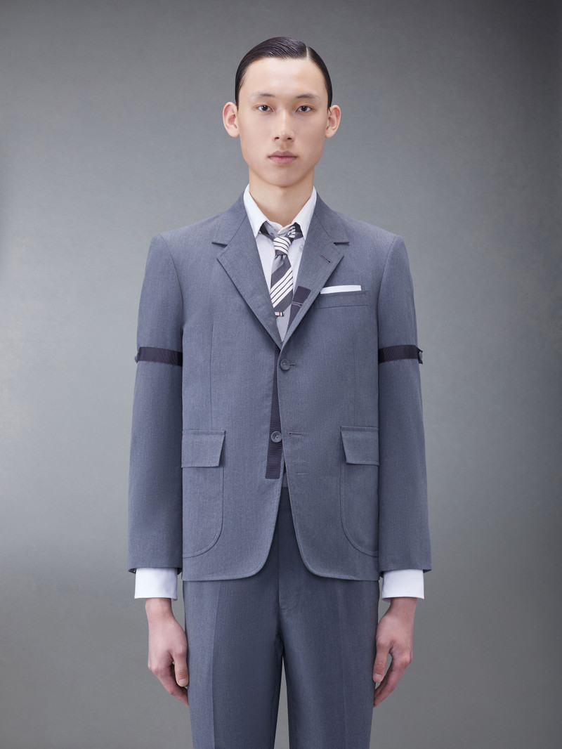 single-breasted button-fastening blazer 1