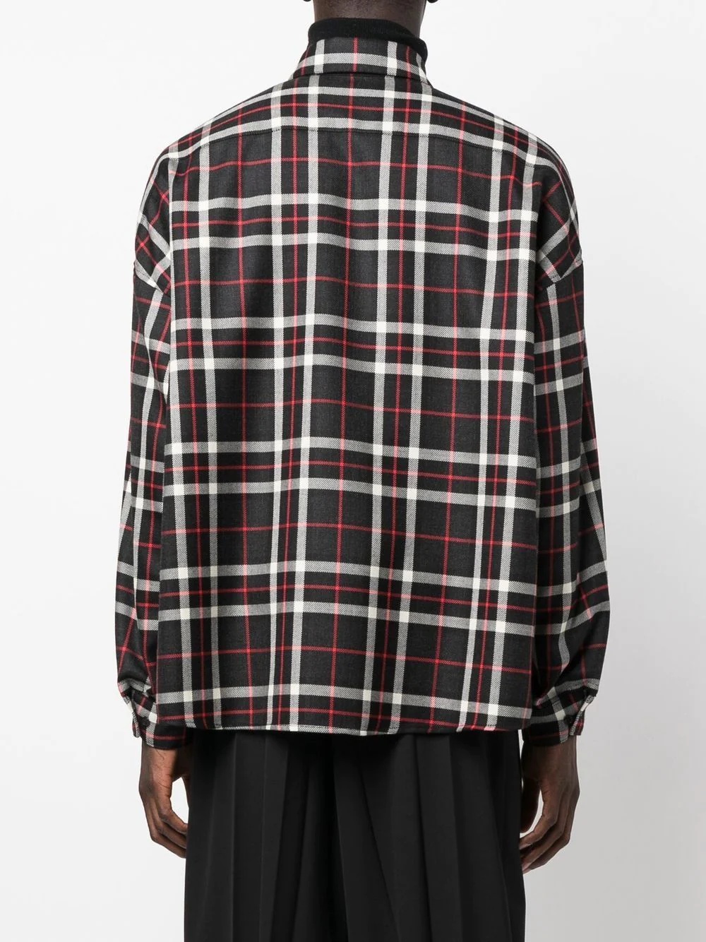 tartan button-down shirt - 4