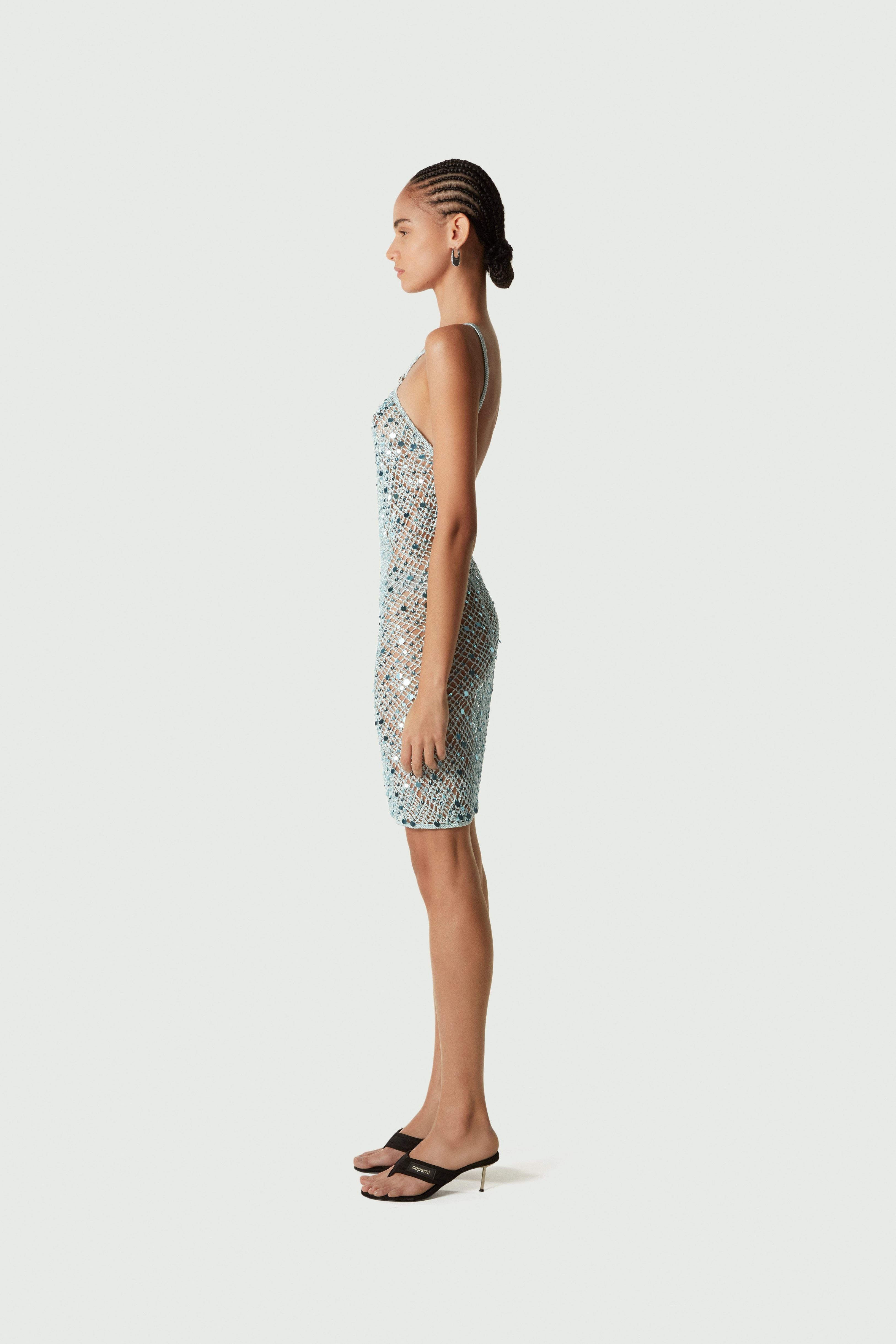 Sequin Crochet Dress - 3