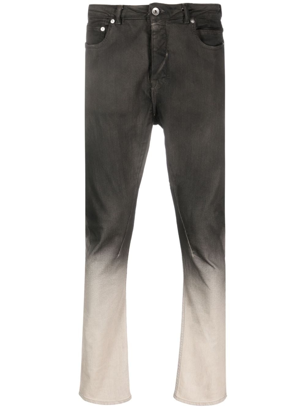 gradient-effect cotton jeans - 1