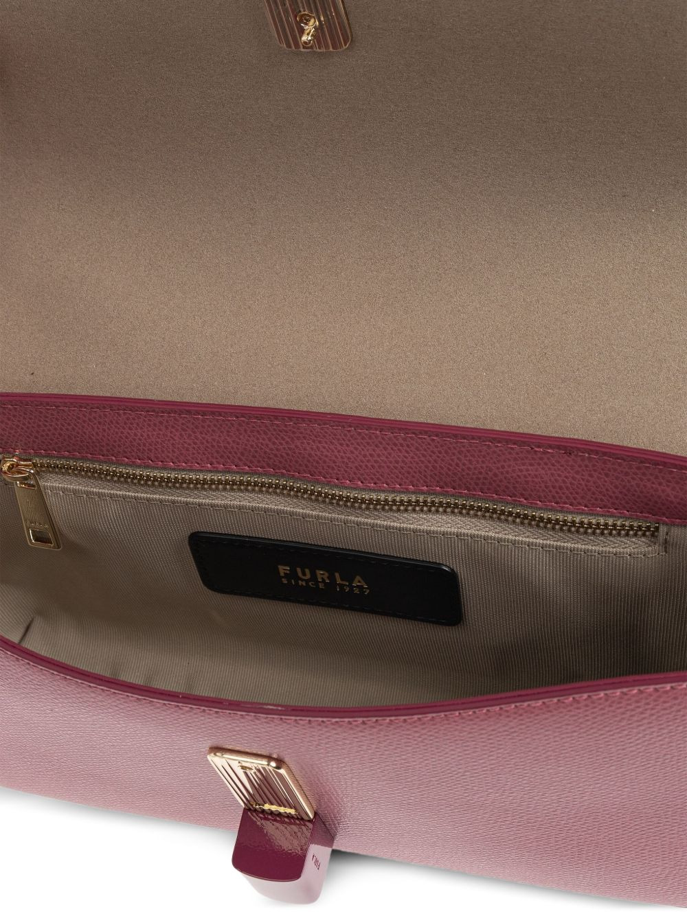 leather flap-closure shoulder bag - 4