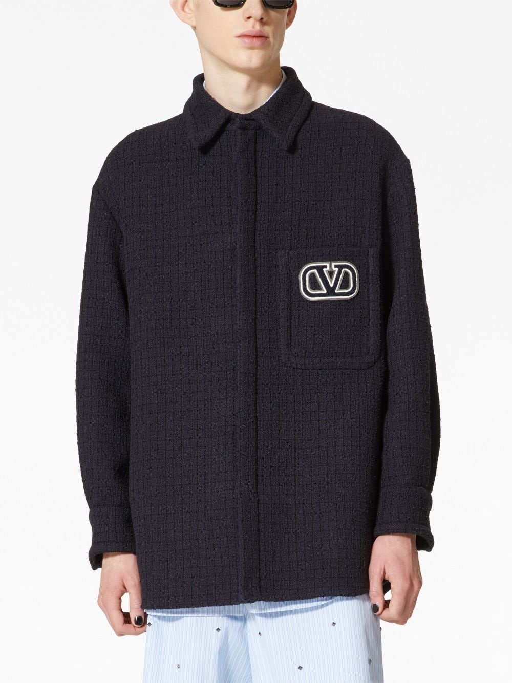 VLogo Signature shirt jacket - 3