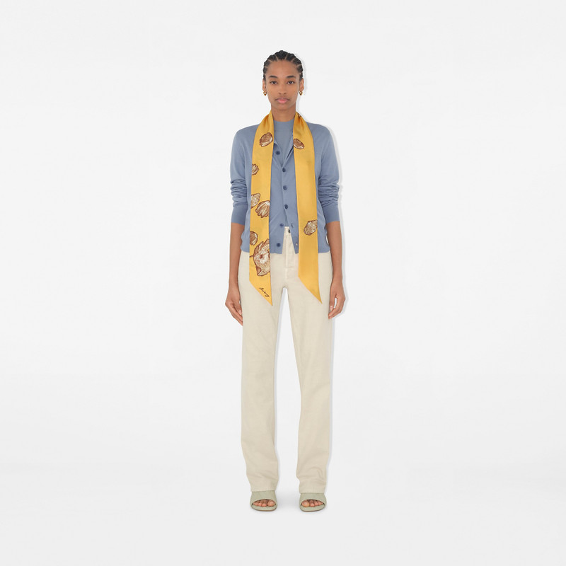 Skinny Poppy Silk Scarf 3