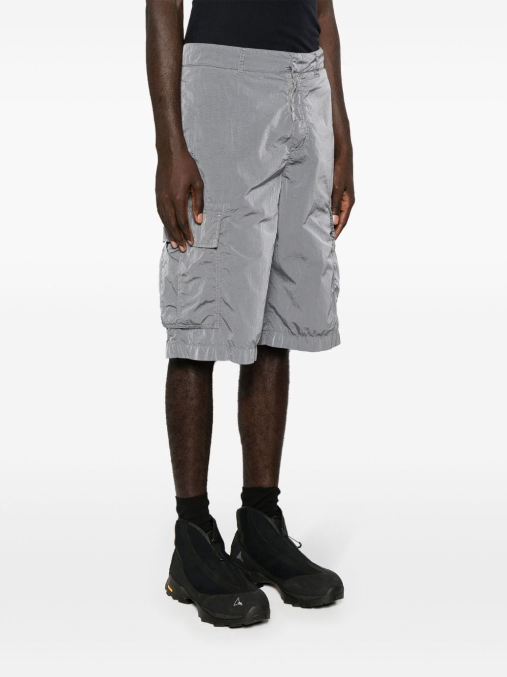 4G-embroidered cargo shorts - 3