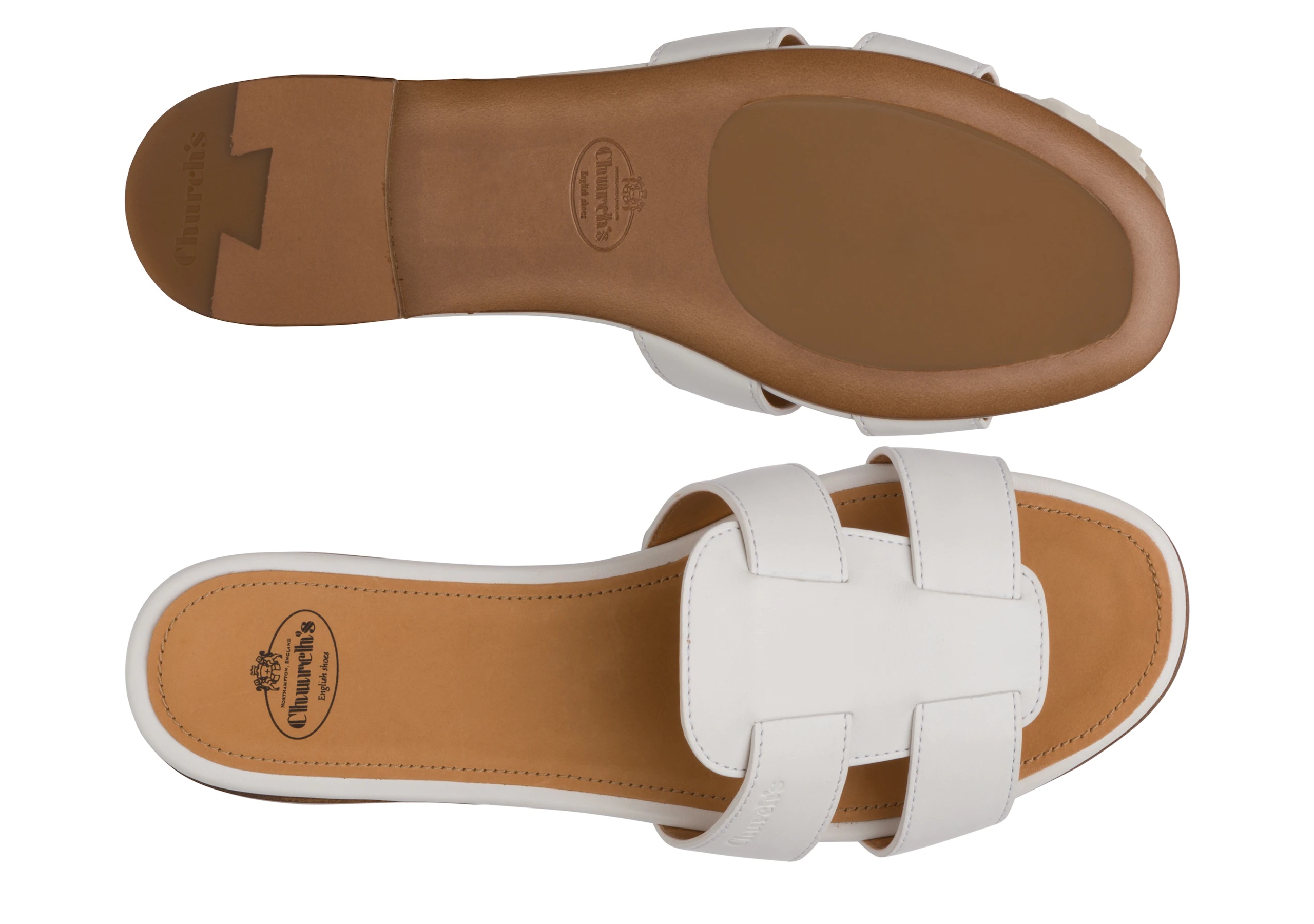 Dee dee
Calf leather slip on sandal White - 3