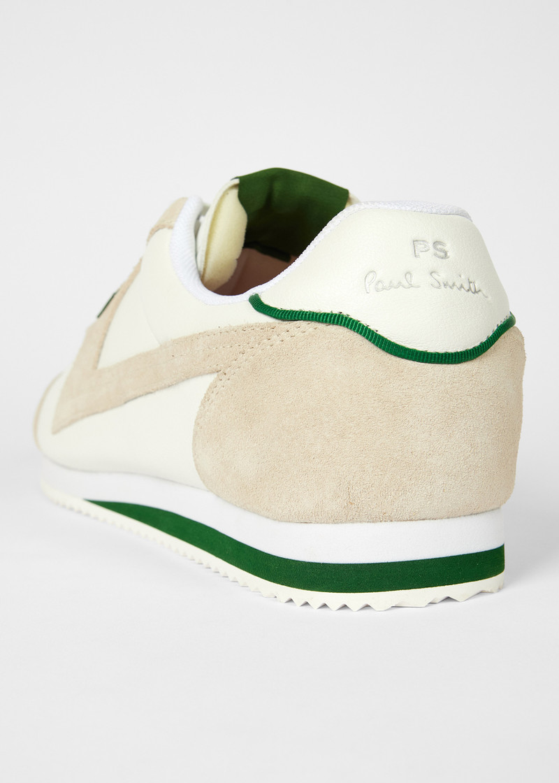 White Tonal 'Atlanta' Trainers 3