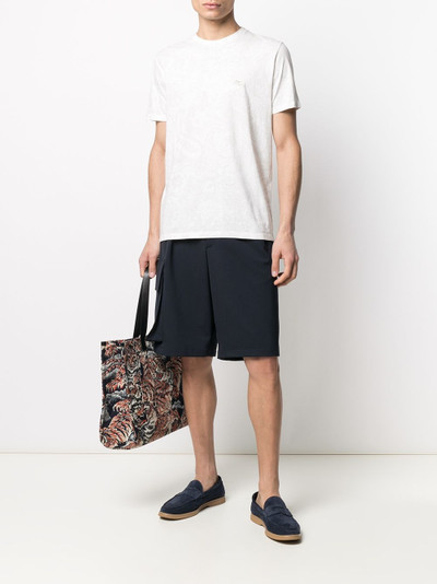 Etro tonal paisley print T-shirt outlook