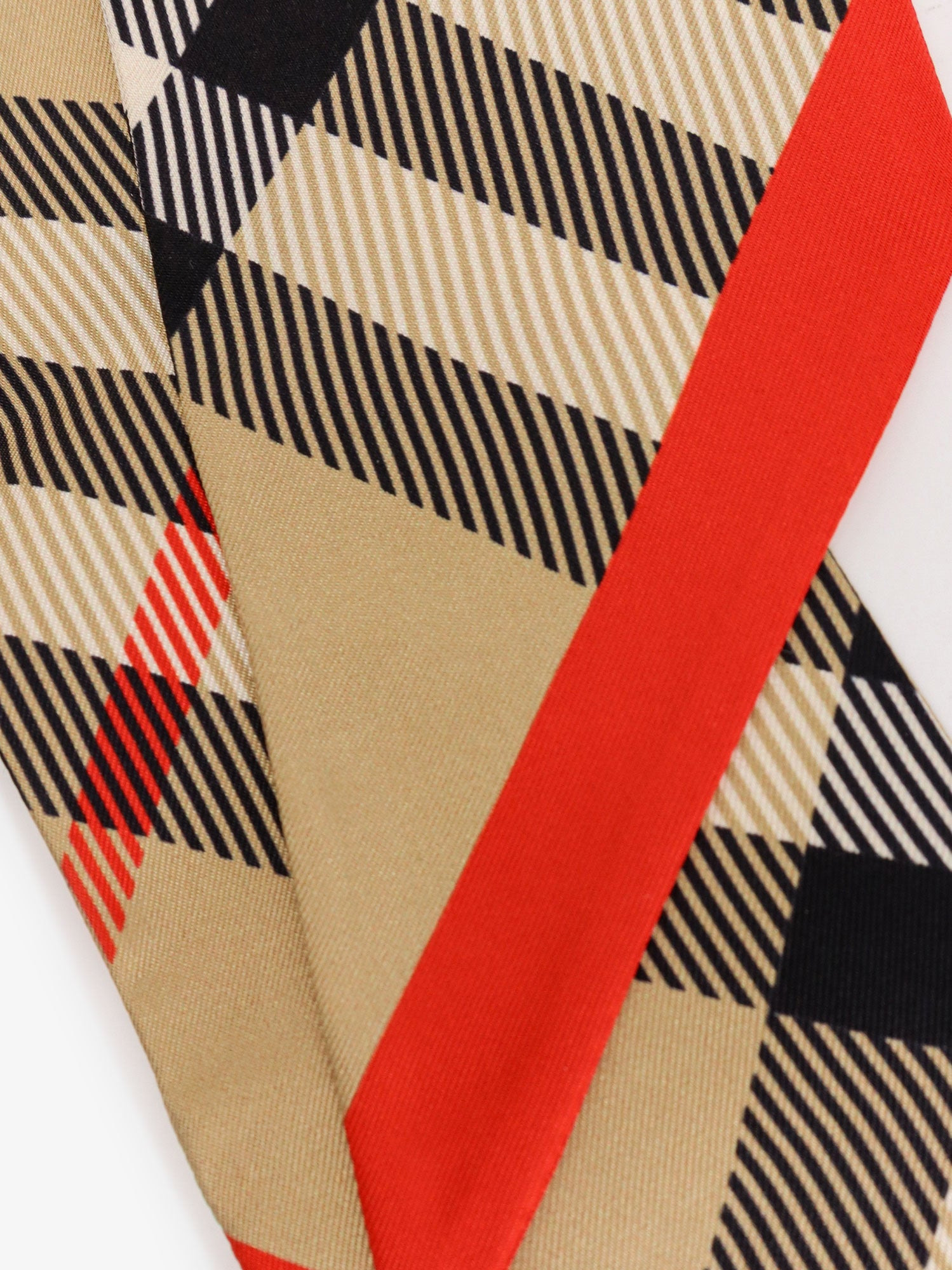 Silk Bandeau With Burberry Check Motif - 3