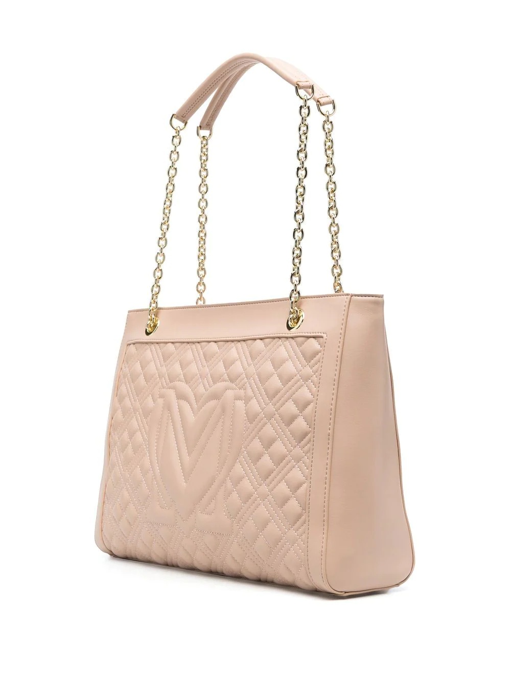 quilted faux-leather shoulder bag - 3