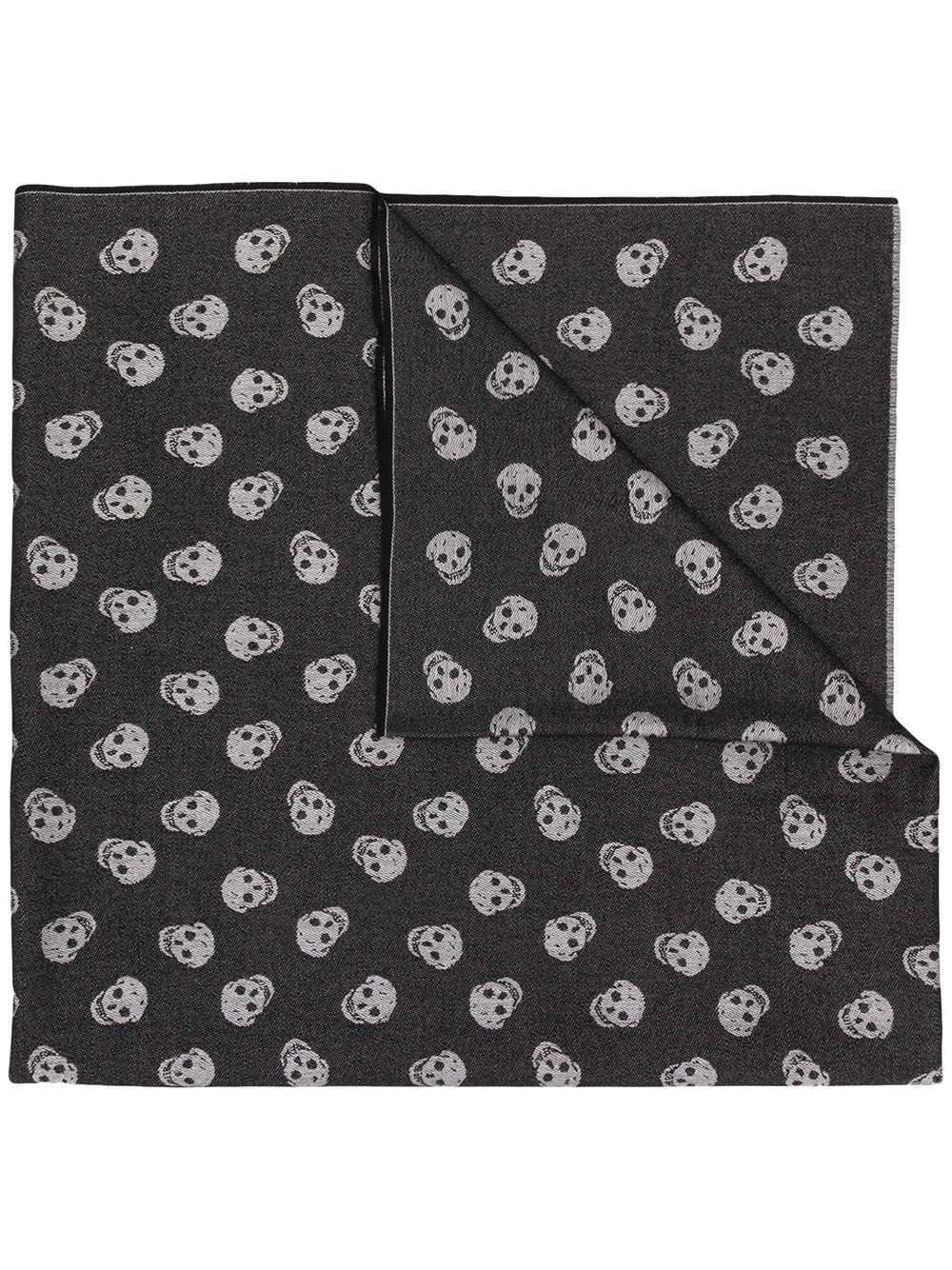 skull print scarf - 1