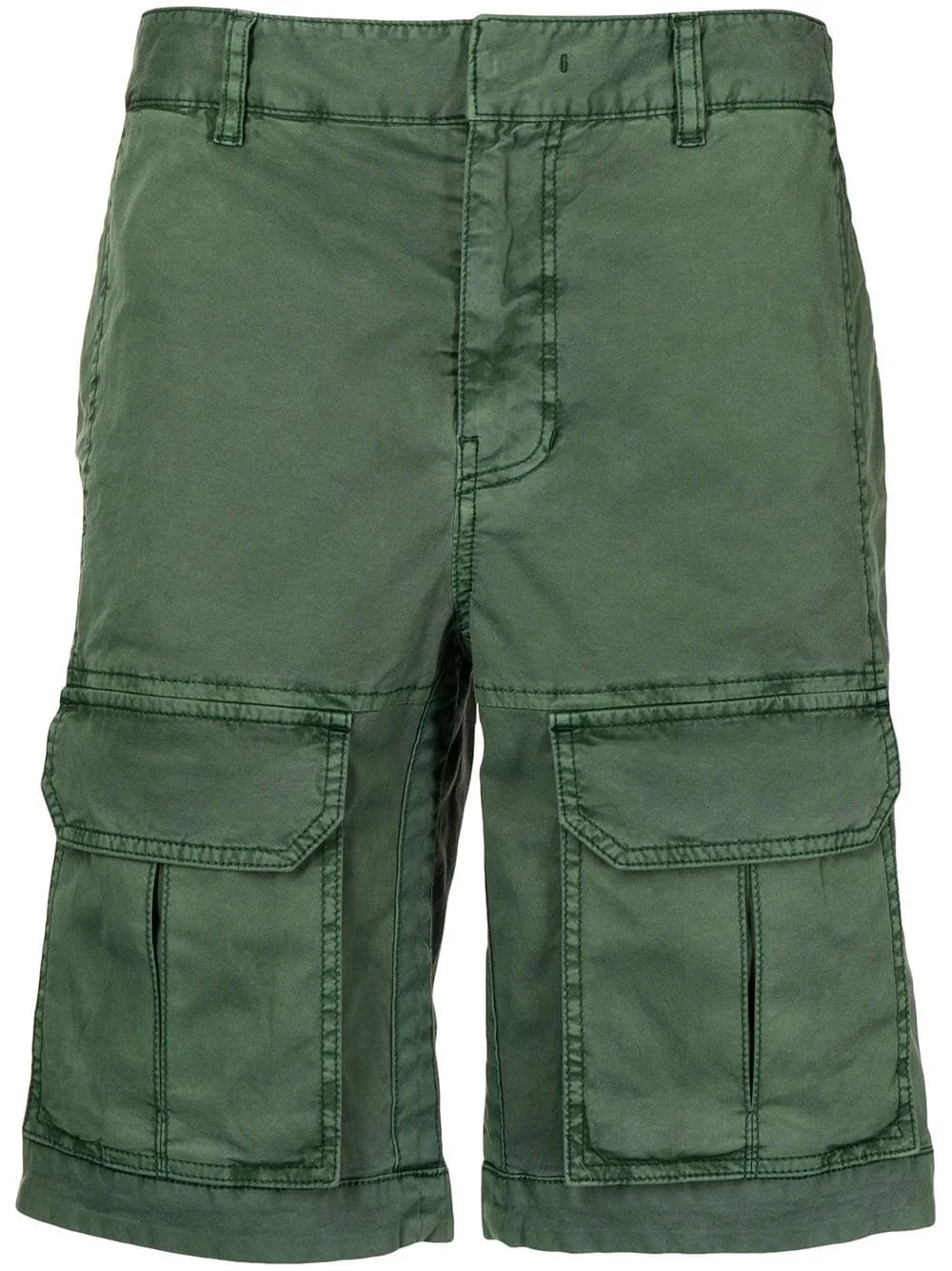 knee-length cargo shorts - 1