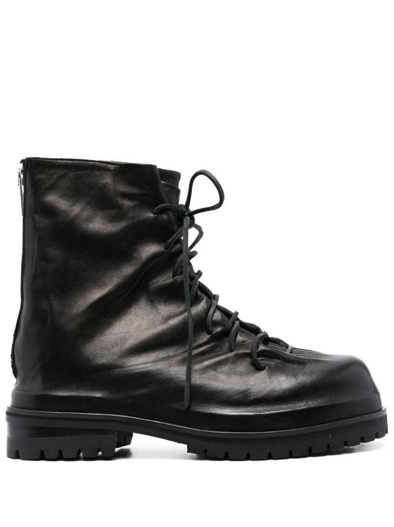 ankle lace-up fastening boots - 1