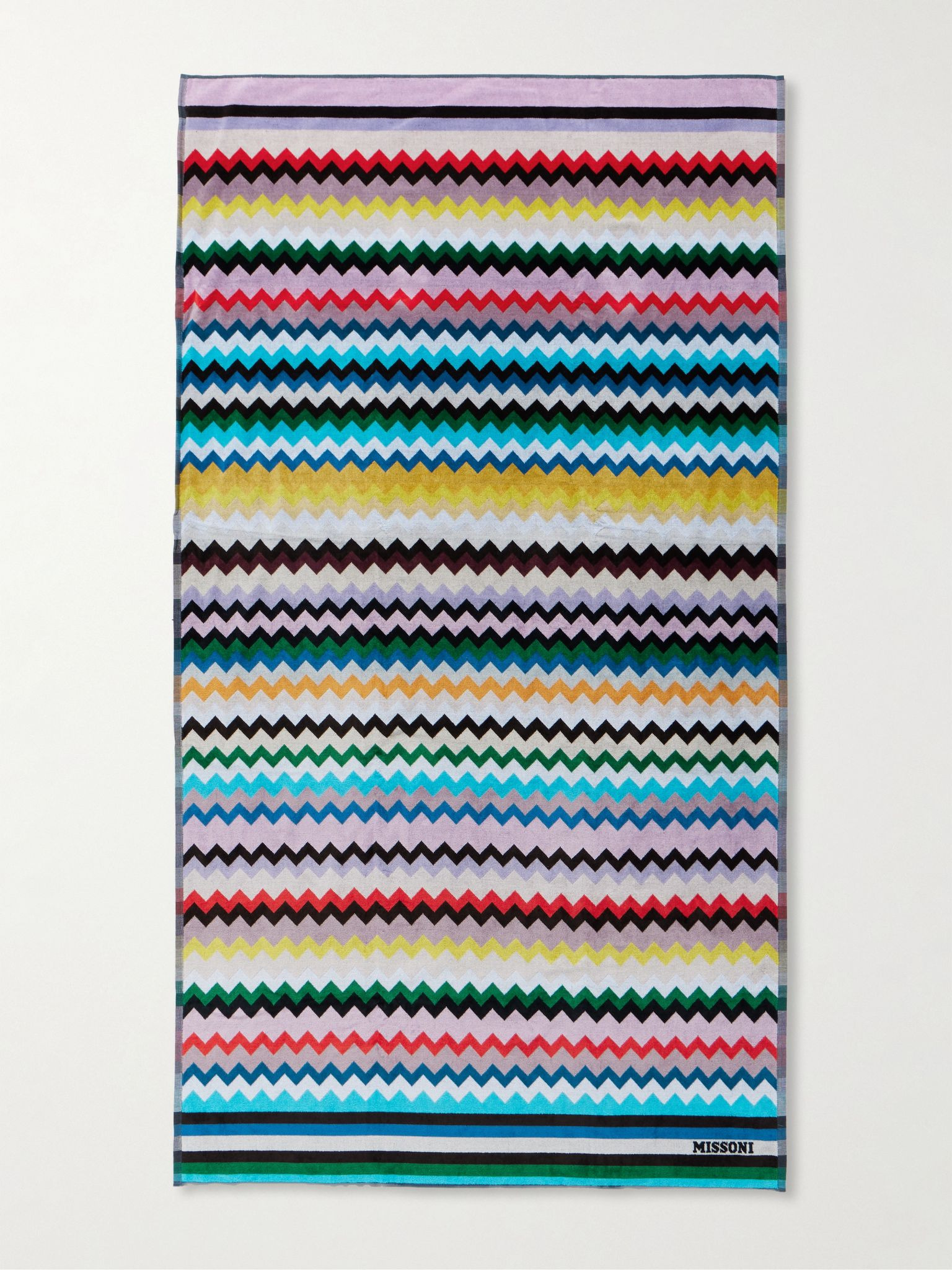 Carlie striped cotton-terry beach towel Multi - 4