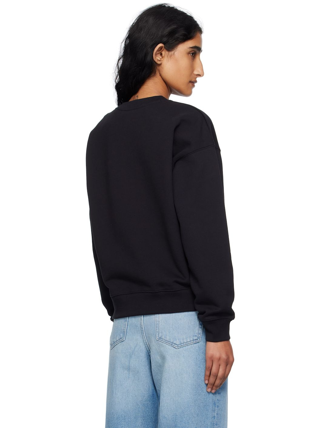 Black 'Maison Kitsuné' Handwriting Comfort Sweatshirt - 3