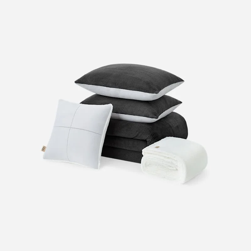 ® Brody Comforter Set T/TXL Bedding in Charcoal - 1