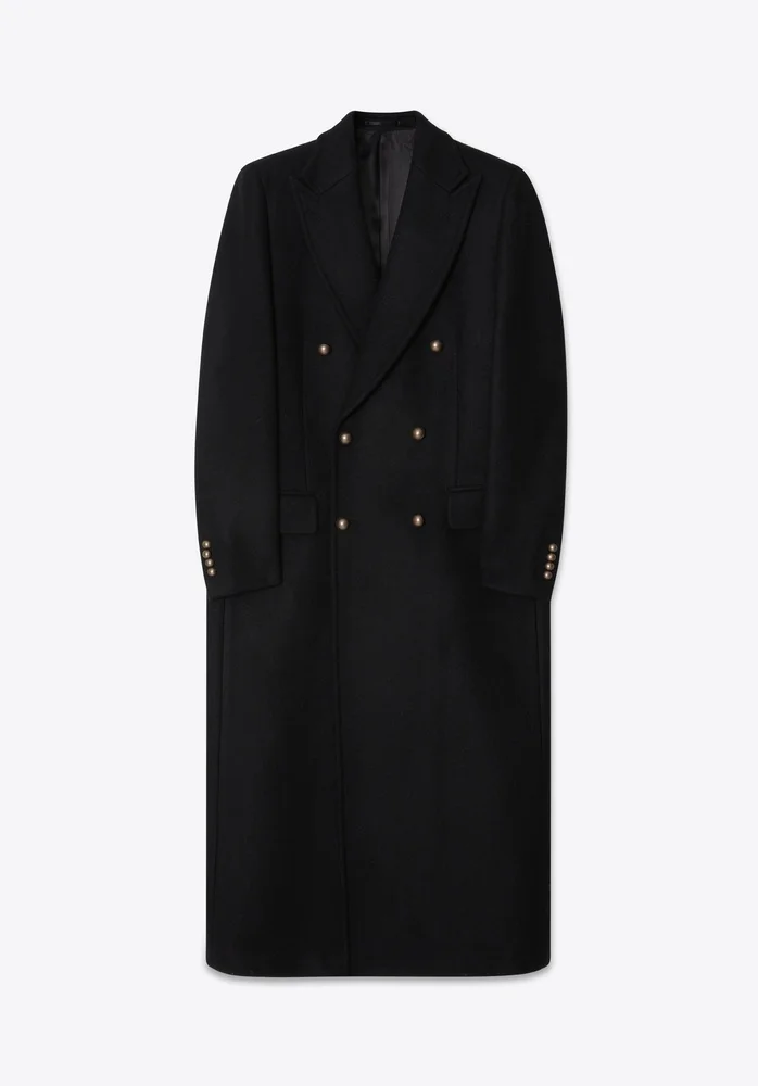 COAT 78 BLACK UNIFORM WOOL - 1