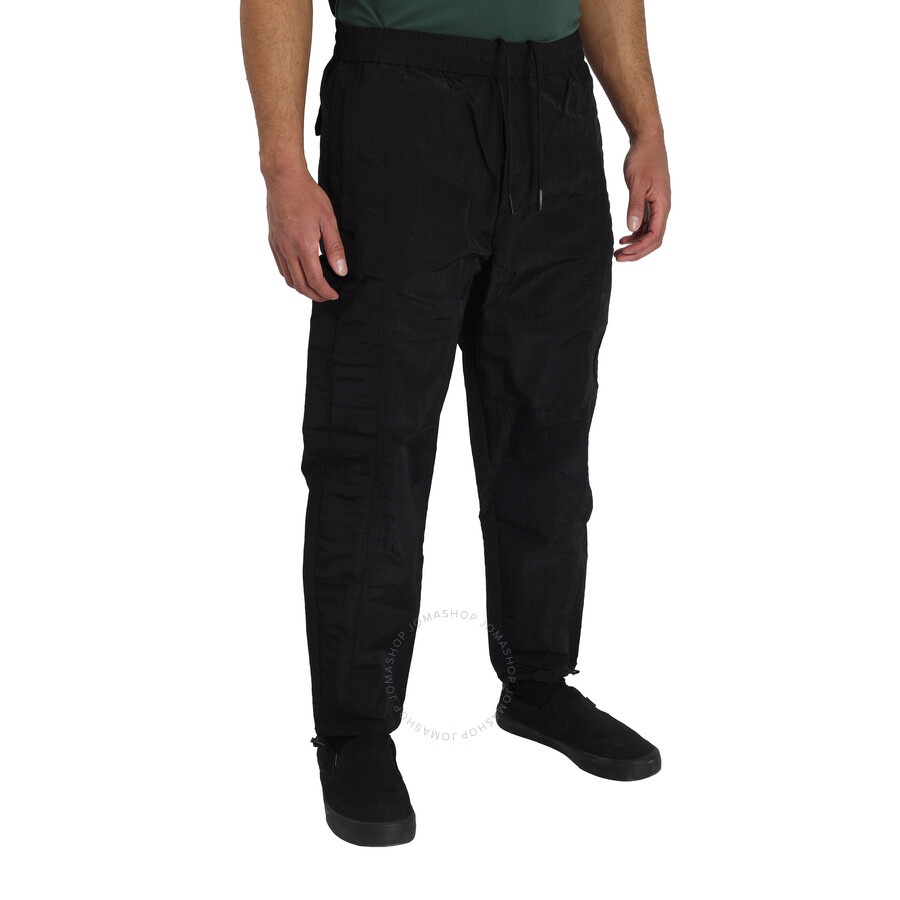 Emporio Armani Men's Black Drawstring Trousers - 2