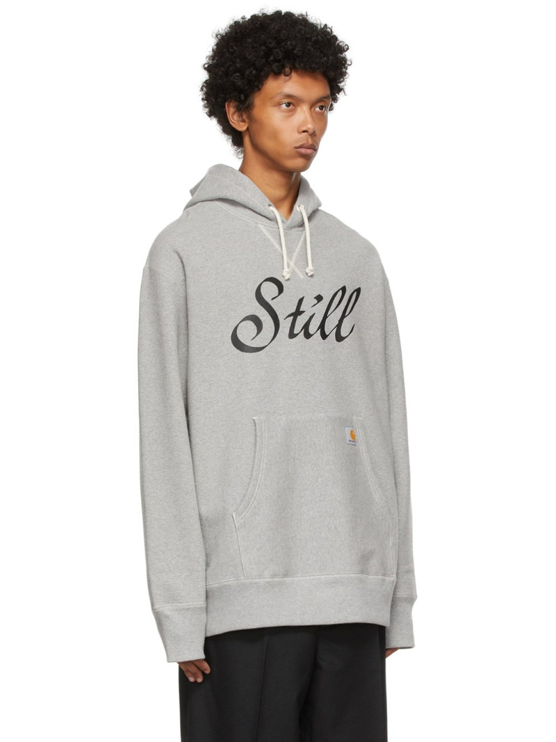 Grey Carhartt Edition Script Hoodie 2