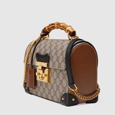 GUCCI Padlock GG small bamboo shoulder bag outlook