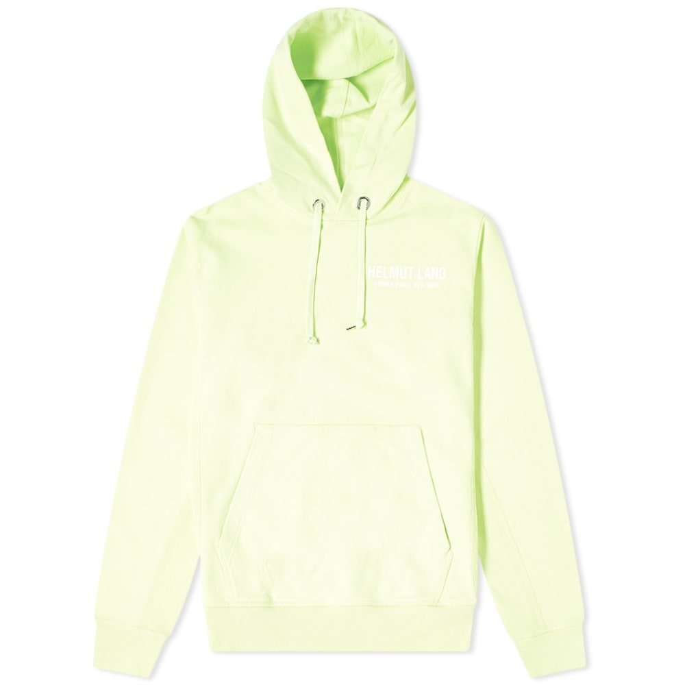 Helmut Lang Back Print Logo Hoody - 1