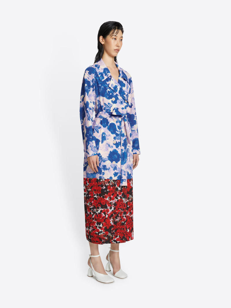 STRAIGHT FLORAL COAT 3