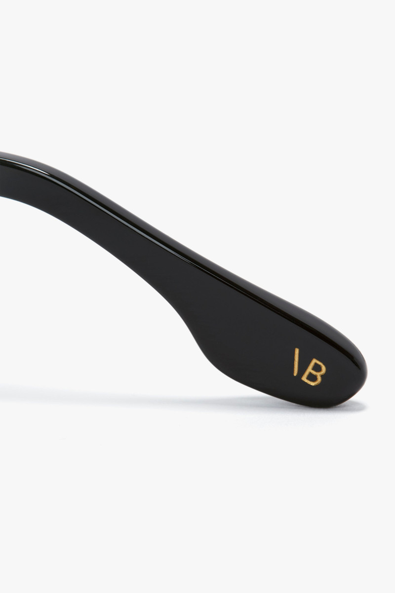 Chain Detail Rectangular Frame Sunglasses In Black 6