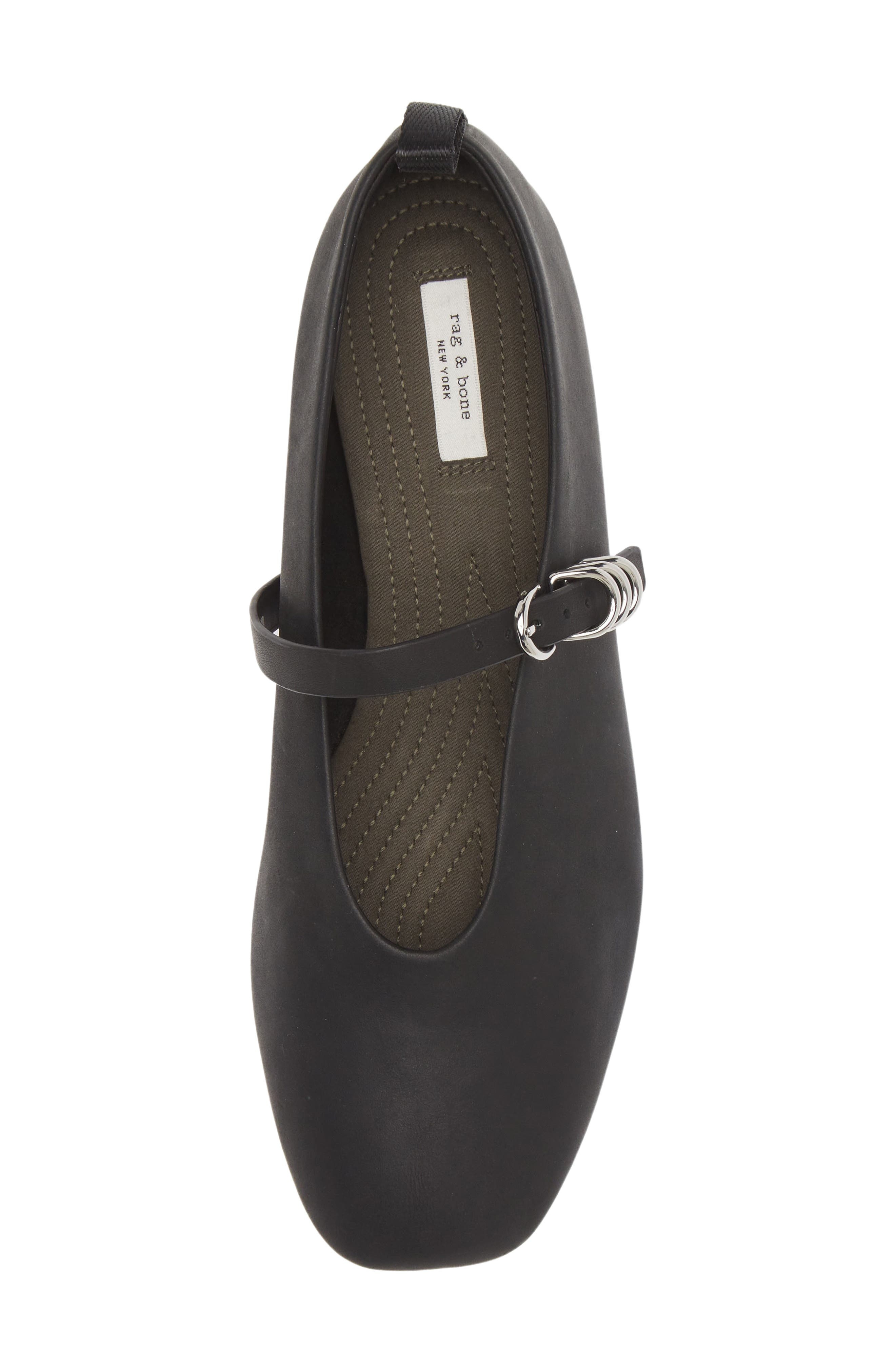 rag & bone Spire Mary Jane Flat in Blk at Nordstrom - 5