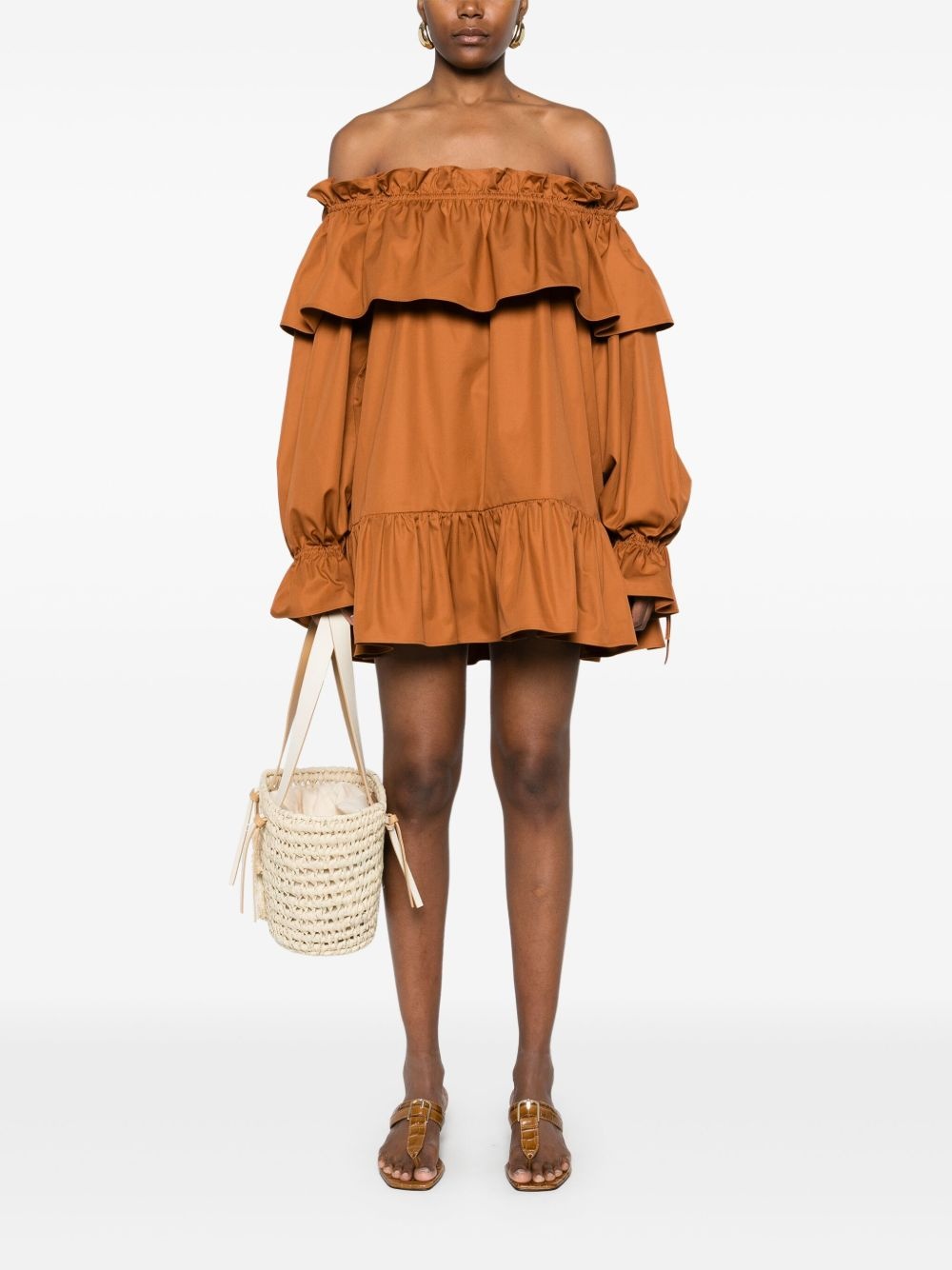 ruffled mini dress - 2