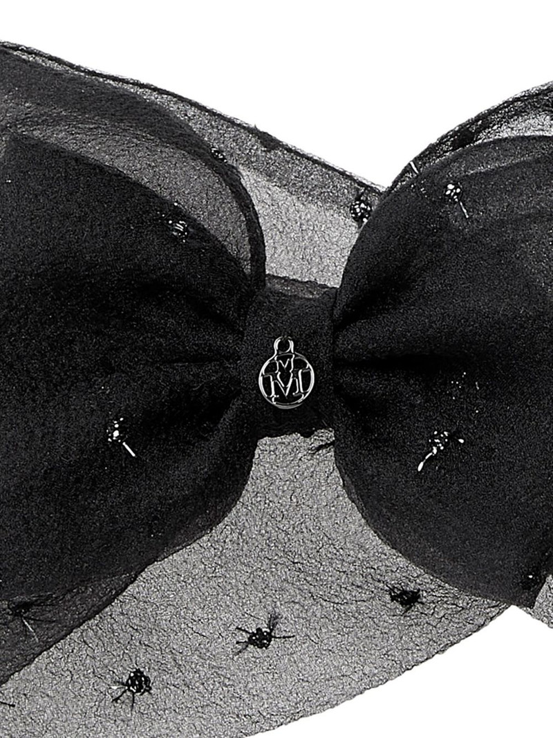 MAISON MICHEL Alessia bow-detail headband outlook