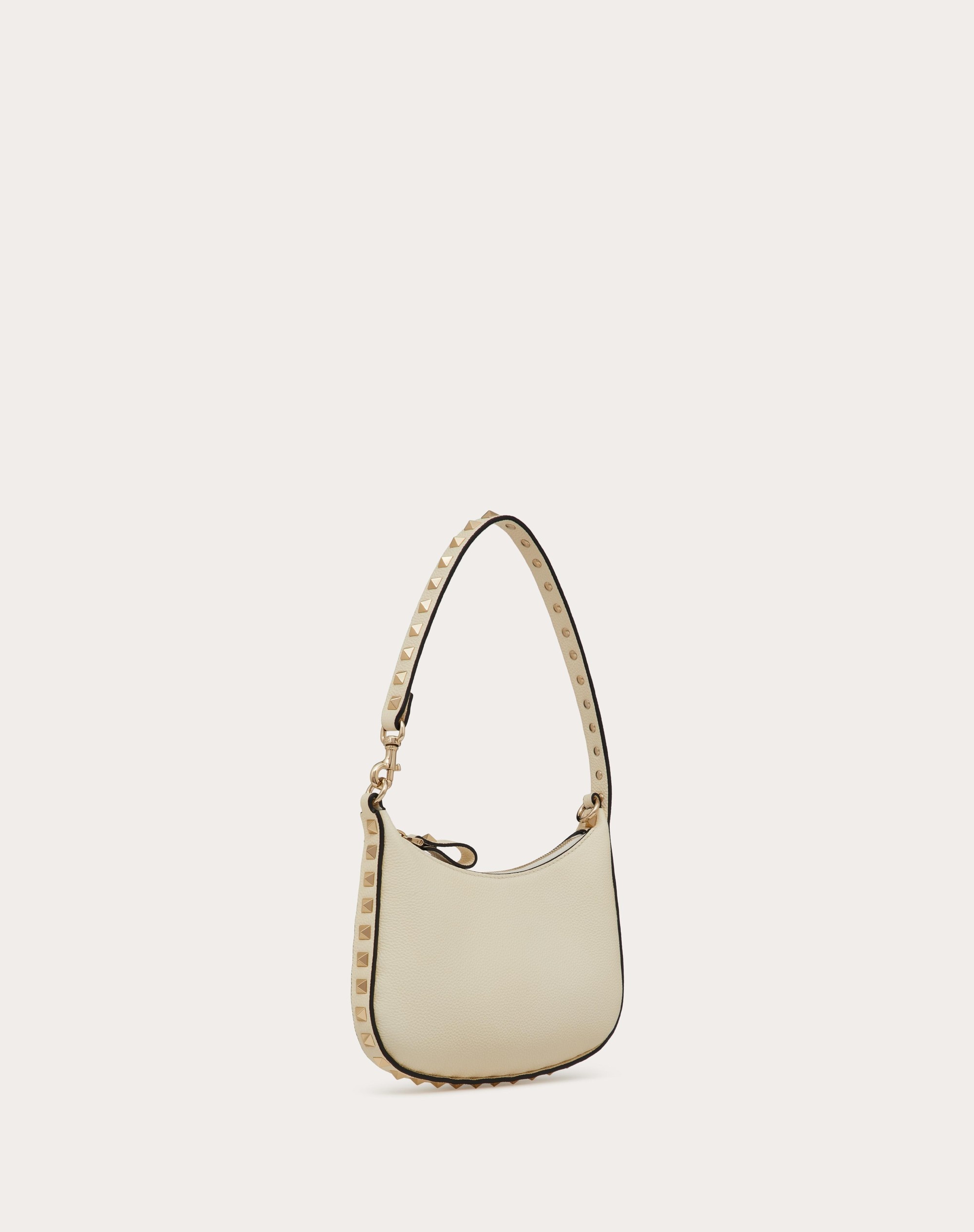 MINI ROCKSTUD HOBO BAG IN GRAINY CALFSKIN - 3