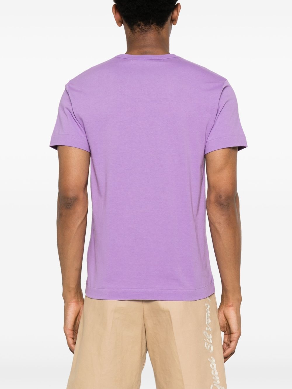 logo-appliqqué cotton T-shirt - 4