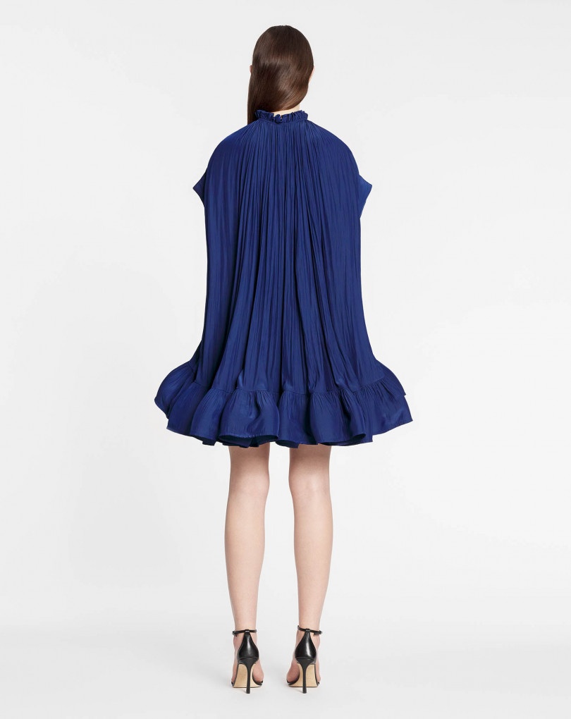 SHORT CHARMEUSE DRESS - 4