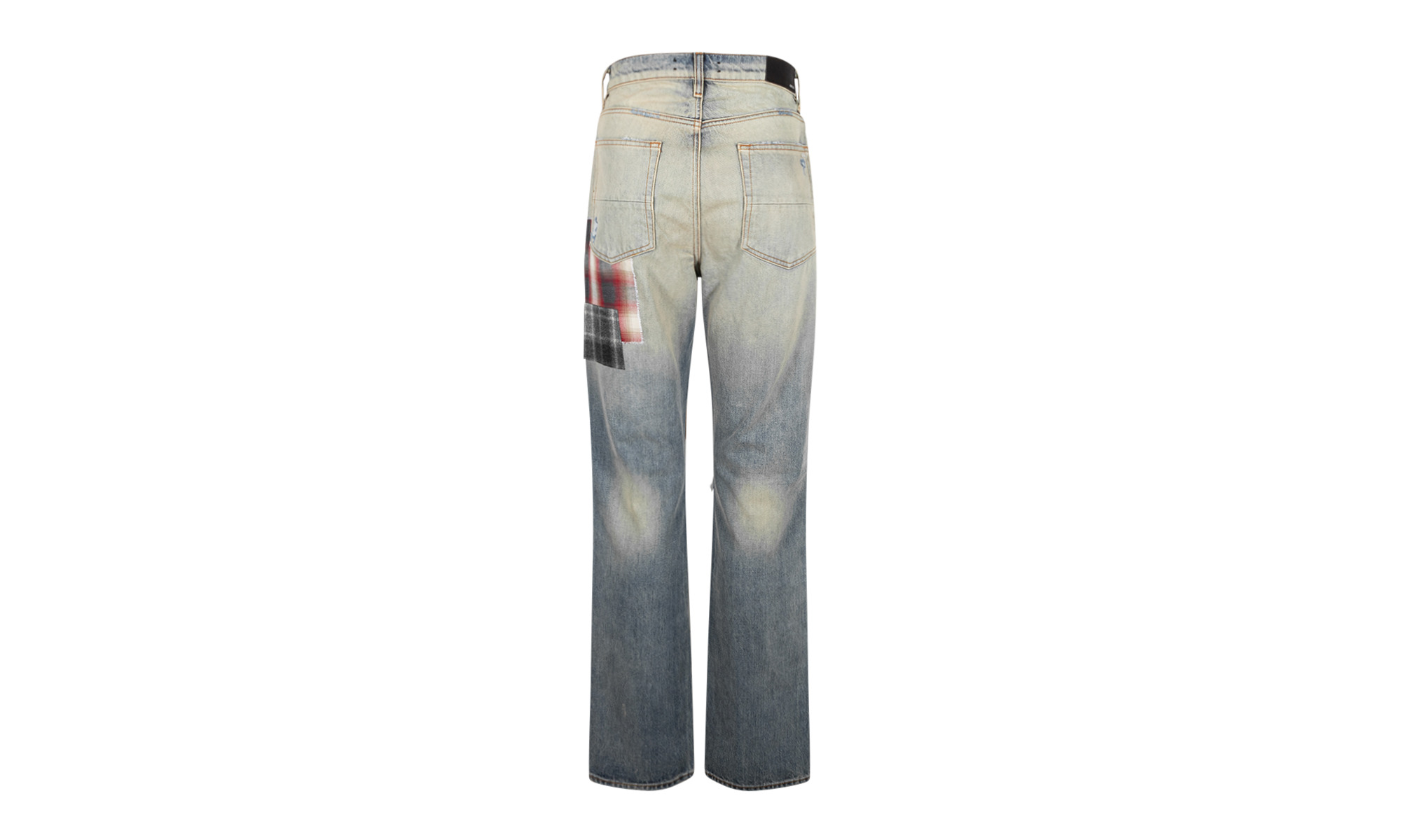 Patchwork Loose Fit Jeans - 3