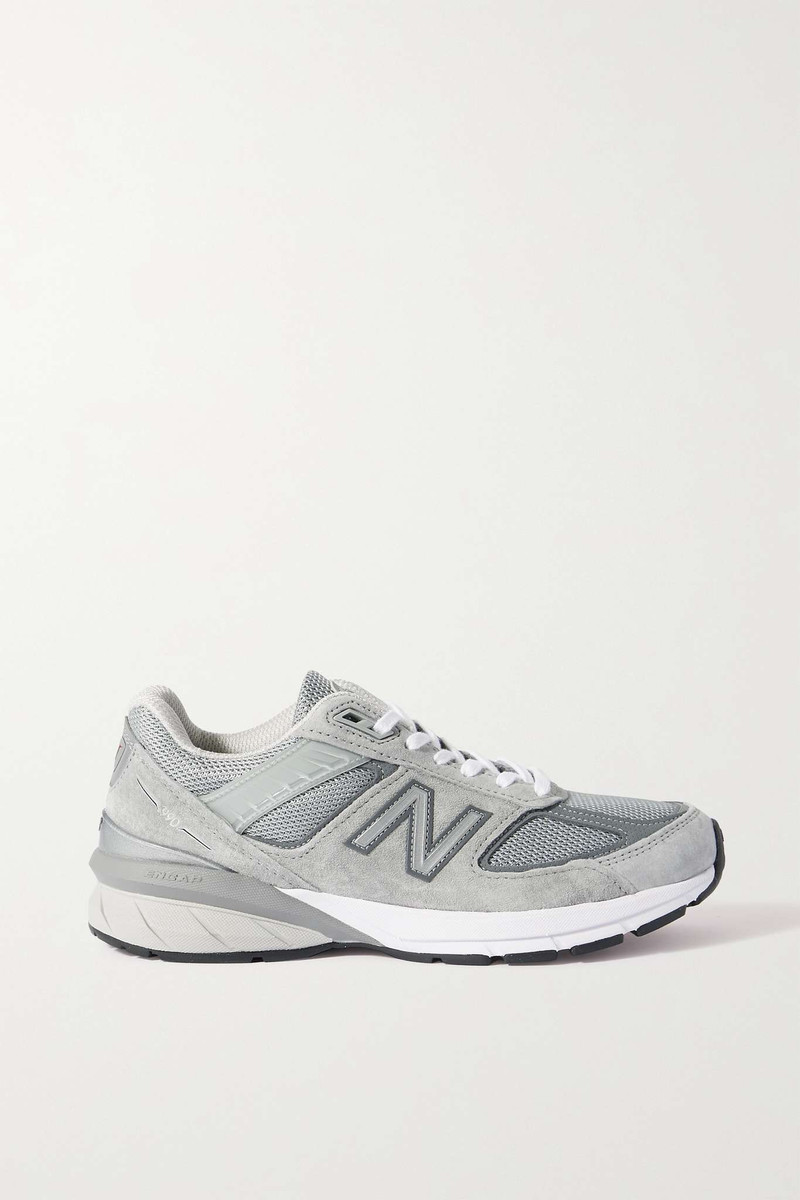 990v5 suede and mesh sneakers - 1