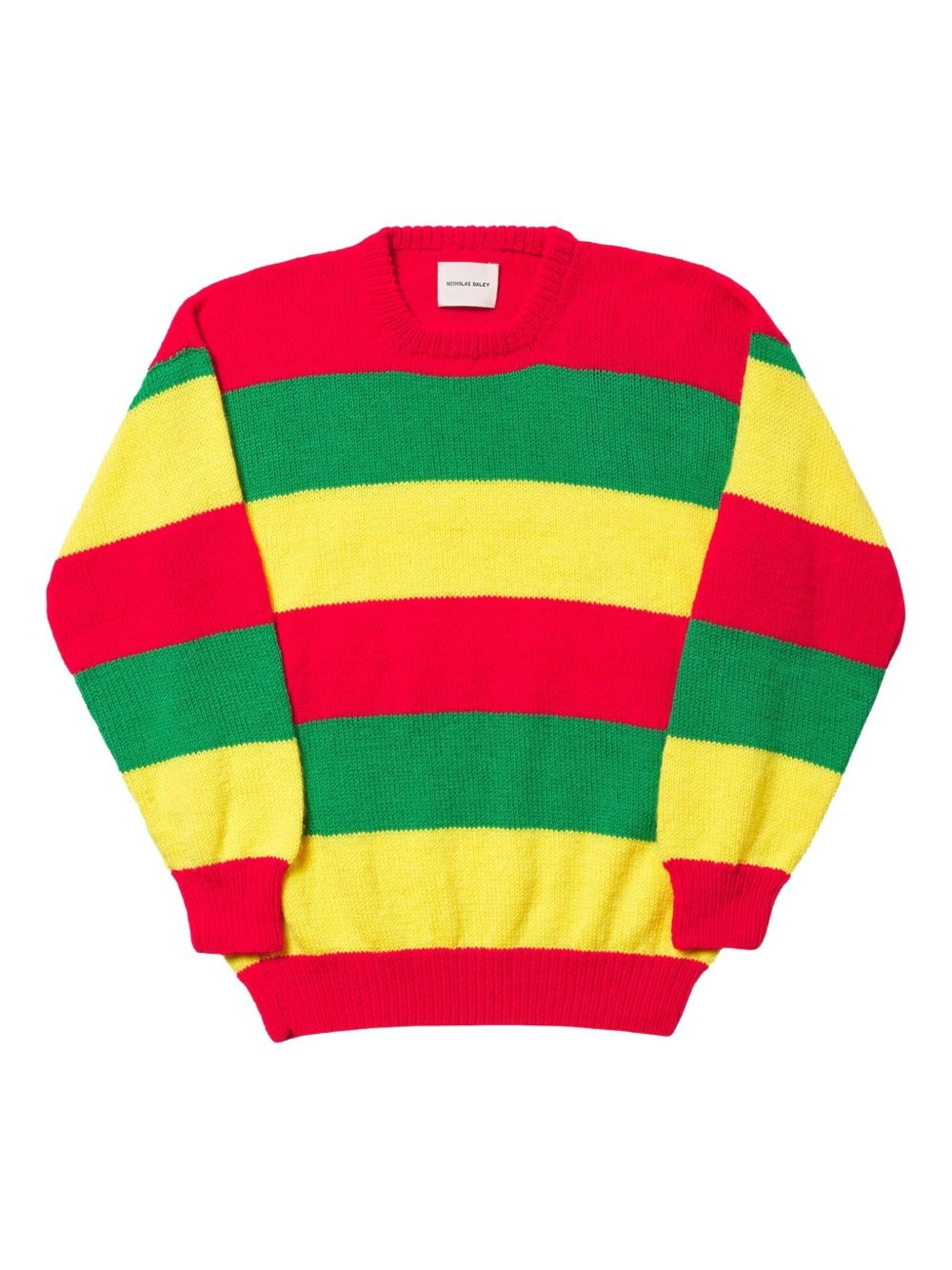 striped sweatshirt - 1