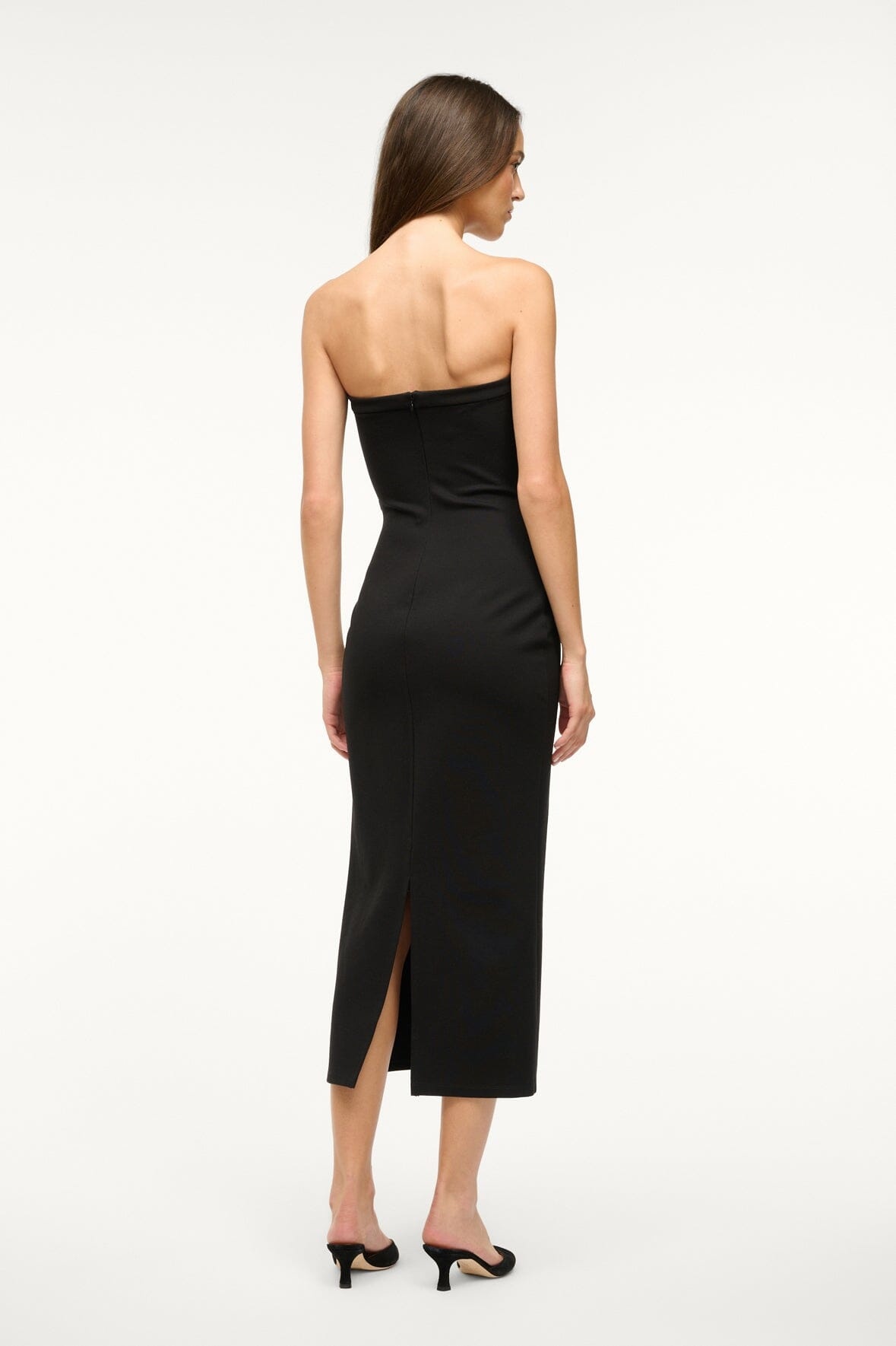STAUD BEEKMAN DRESS BLACK - 4