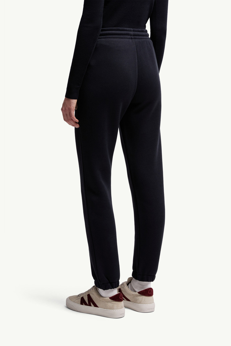 Logo Patch Cotton Sweatpants 5