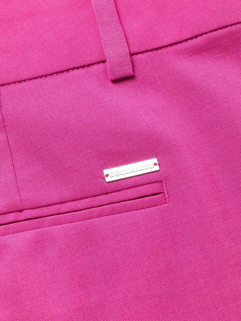 high-waisted wide-leg trousers - 5
