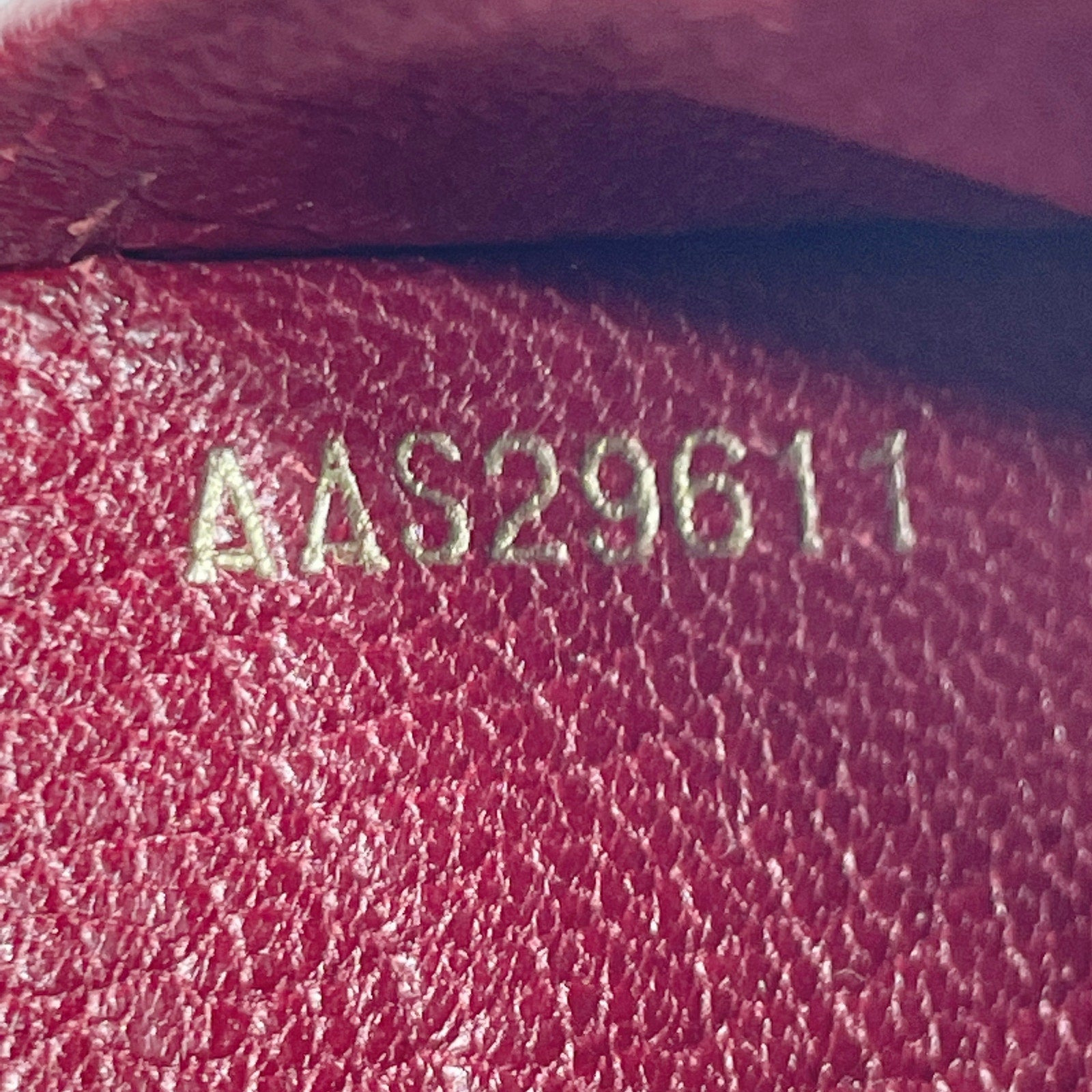 Louis Vuitton Tall Bifold Wallet - Rubis Lizard Leather - 10