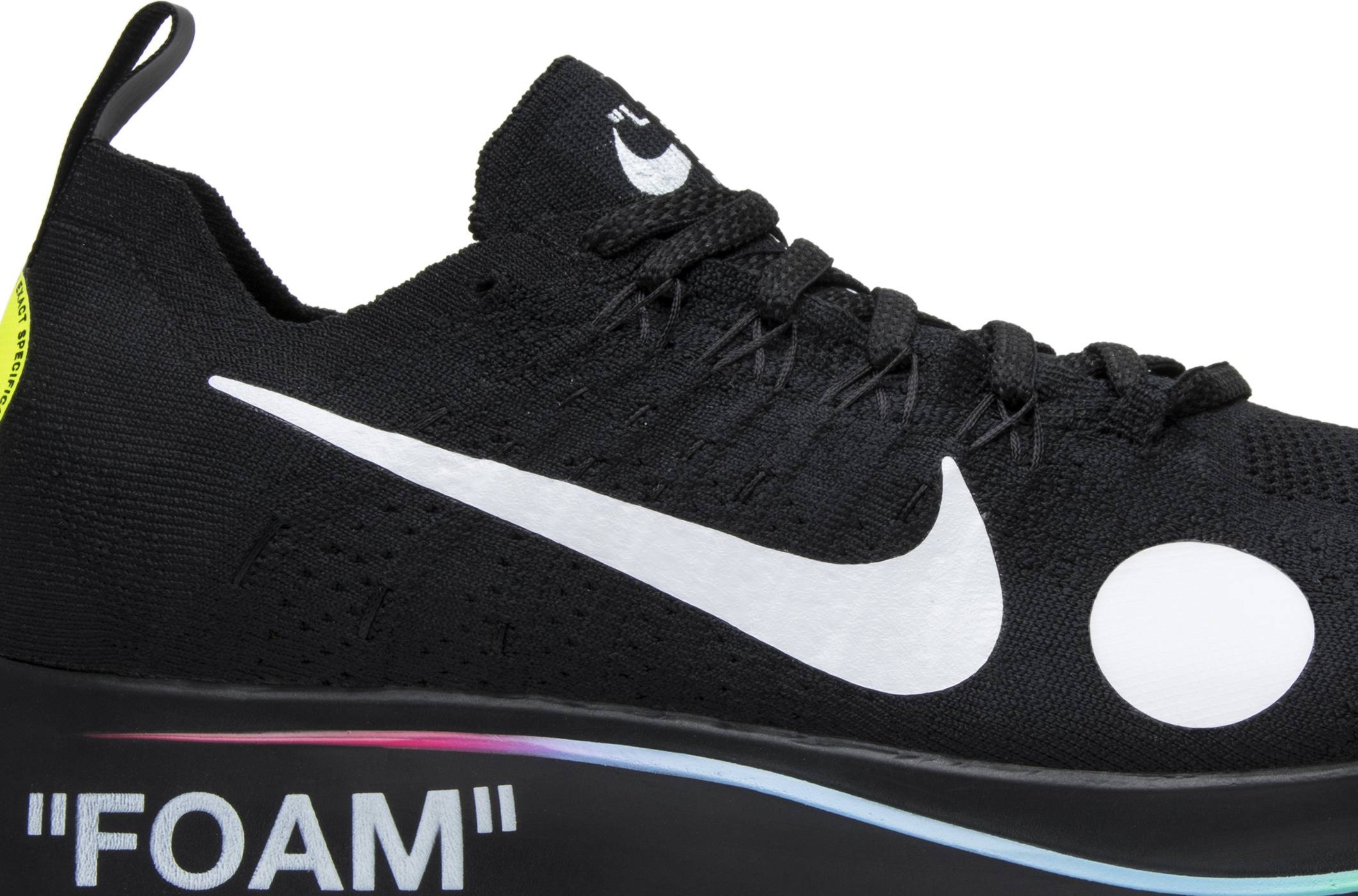 Off-White x Zoom Fly Mercurial Flyknit 'Black' - 2