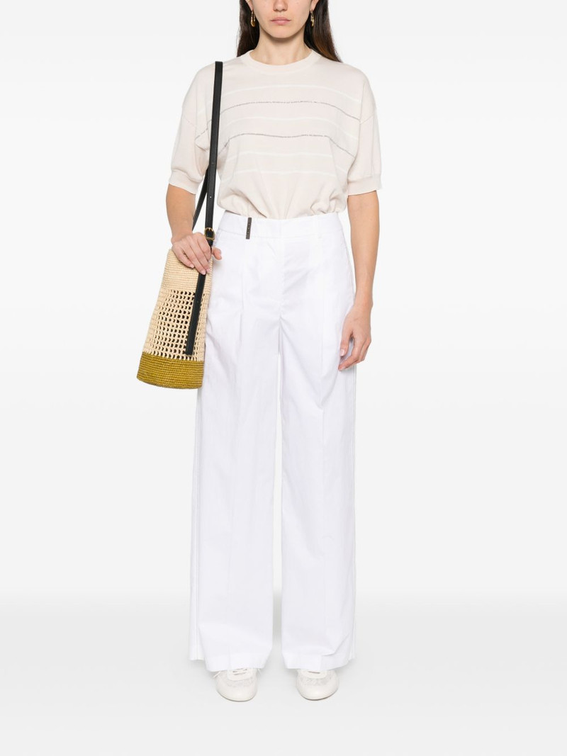 PESERICO striped short-sleeve T-shirt outlook