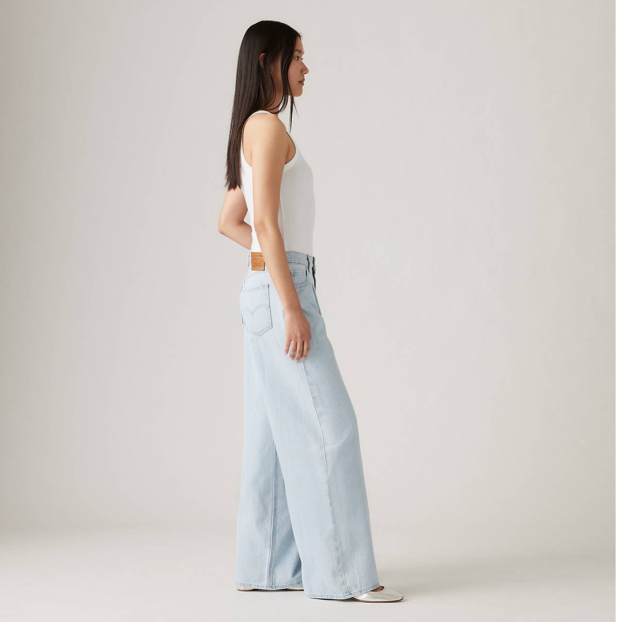 BAGGY DAD WIDE LEG WOMEN'S JEANS - 7