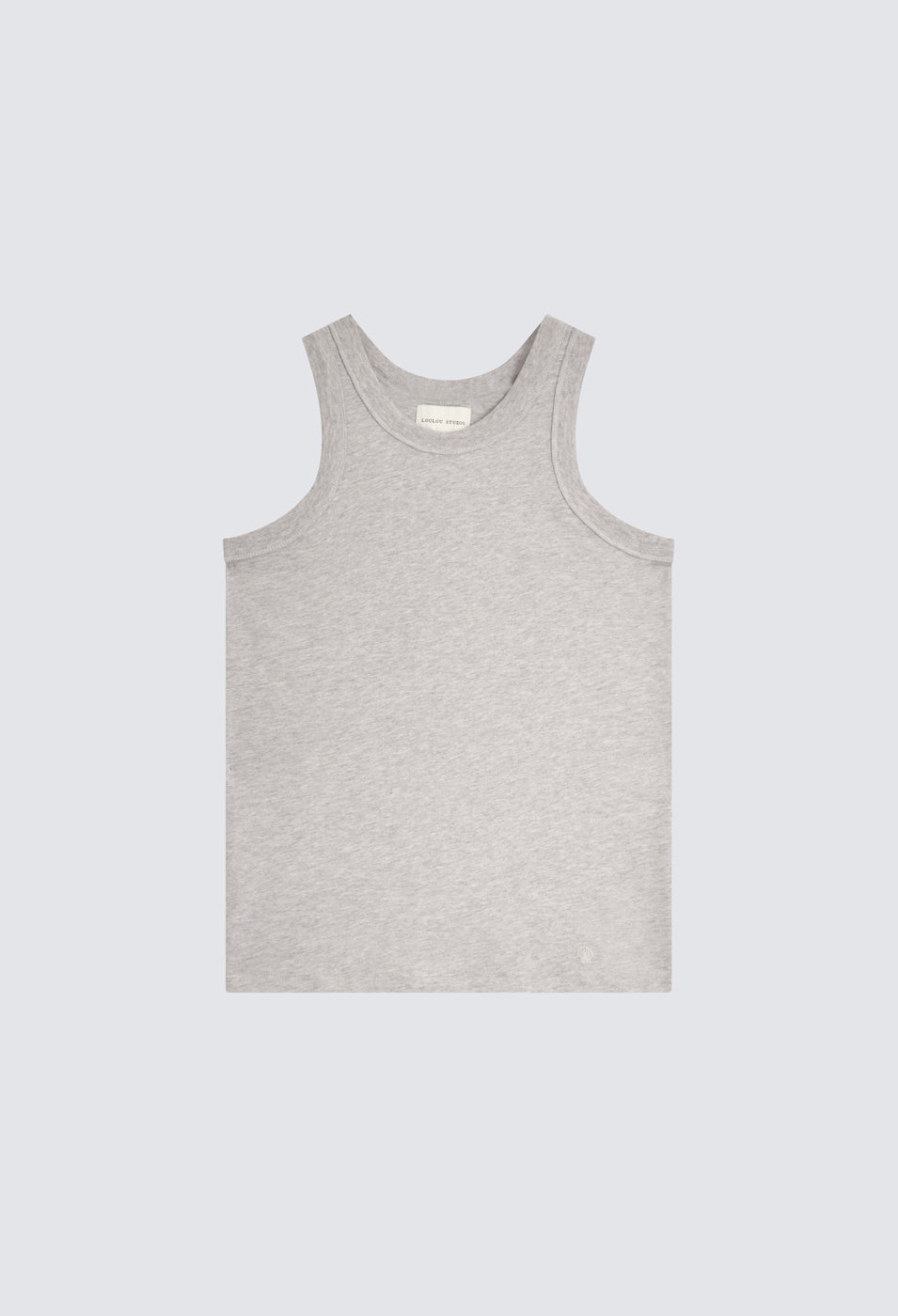 Poso Tank Top Grey Melange - 1