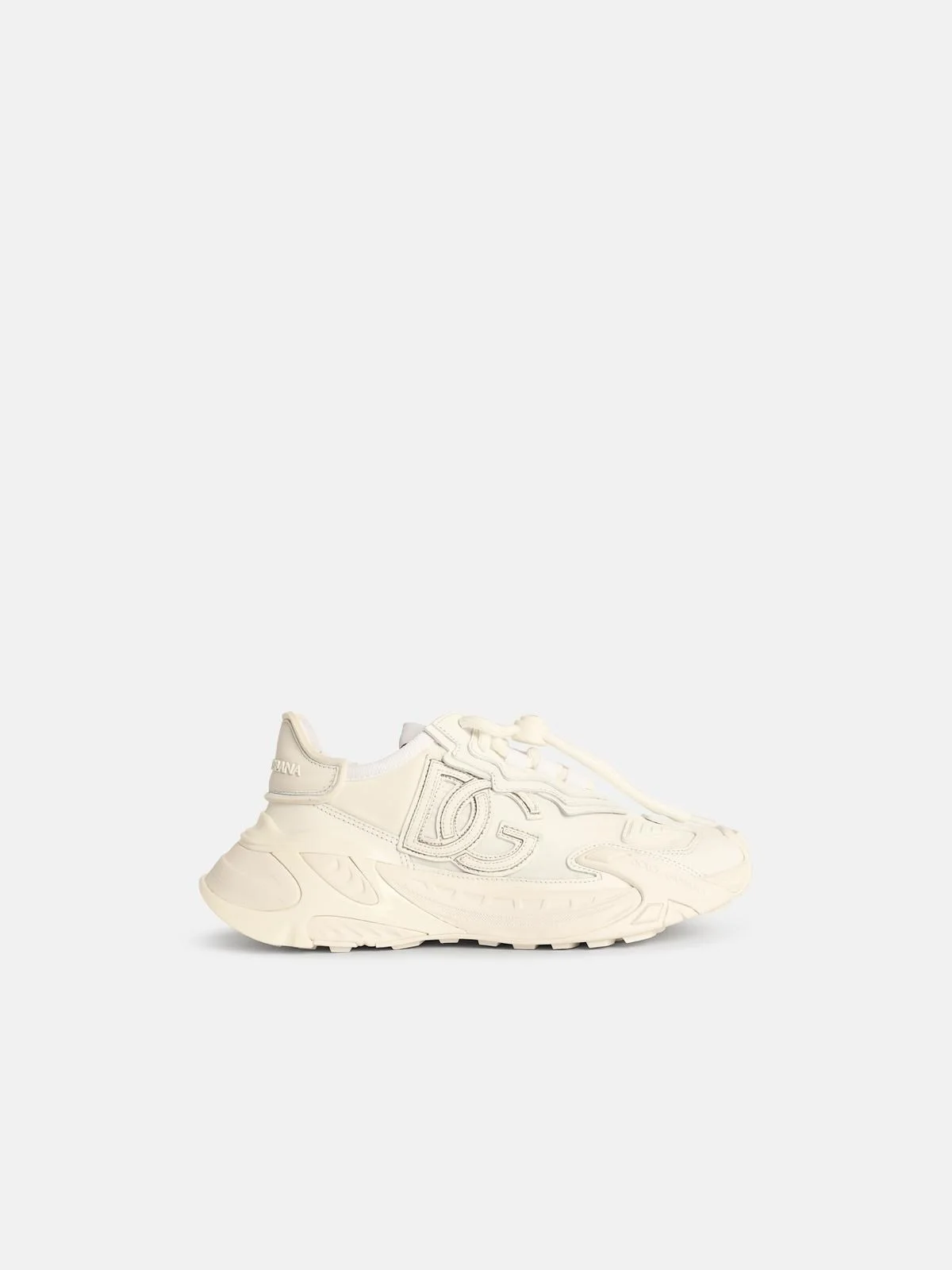 'DAYMASTER' WHITE LEATHER BLEND SNEAKERS - 1