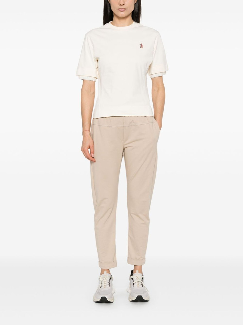 Moncler Grenoble logo-patch cotton T-shirt outlook