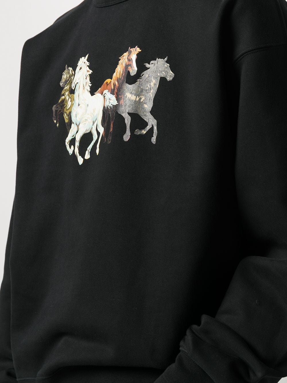 horse print sweatshirt - 5